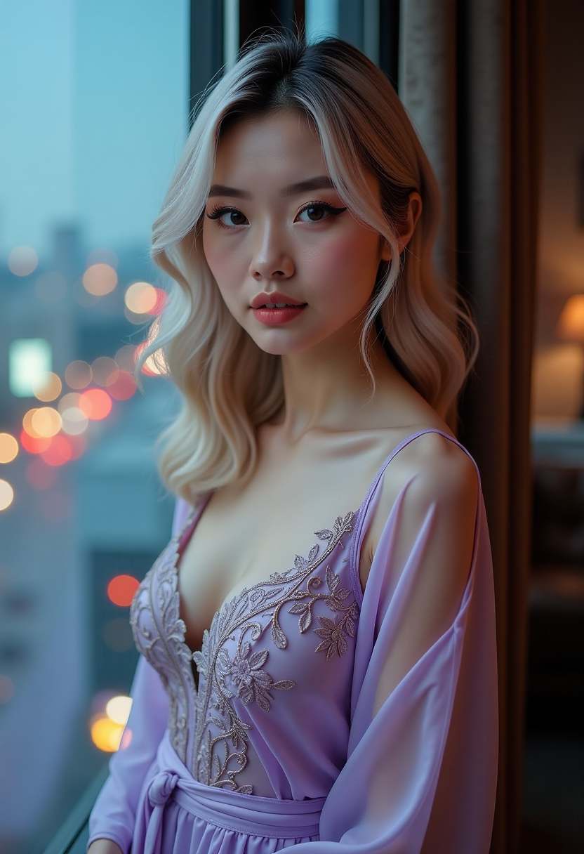 钢轨上的晨光